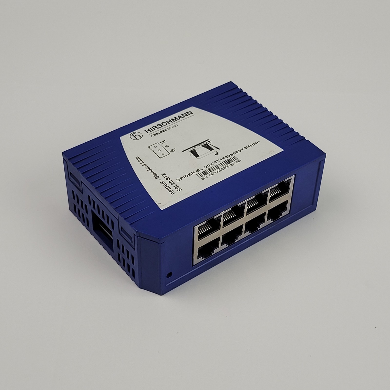 Hirschmann SSL20-8TX, Ethernet Switch, 9.6 - 32 VDC - USED