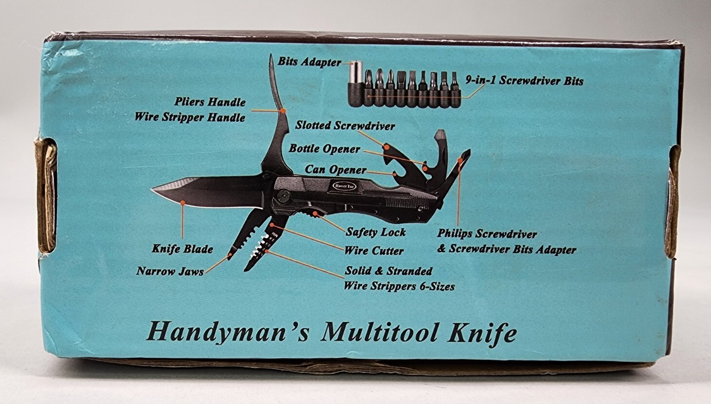 RoverTac Handyman's Multitool Pliers Pocket Knife Camping Tool