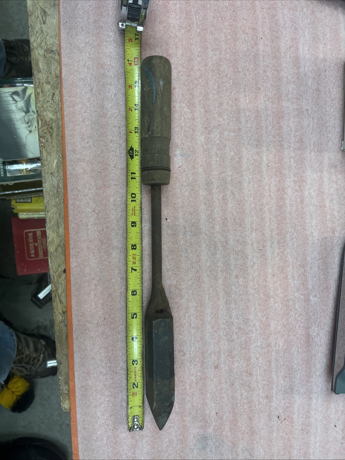 Vintage Revere 4 Soldering Iron Copper Head With Wood Handle