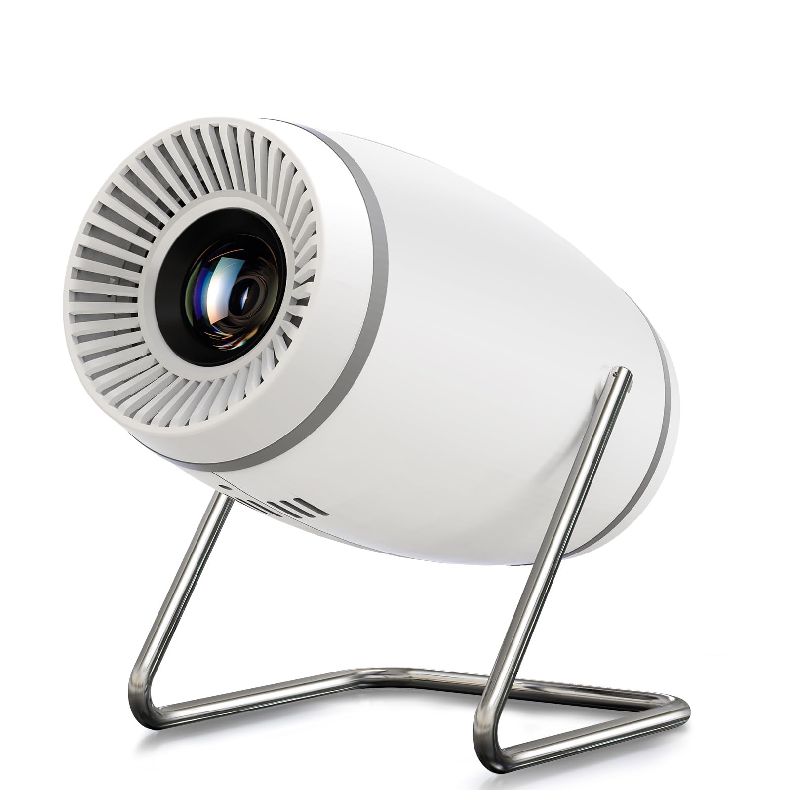 Mini Portable Movie Projector with WiFi and Bluetooth, 4K 1080P Support, 180°...