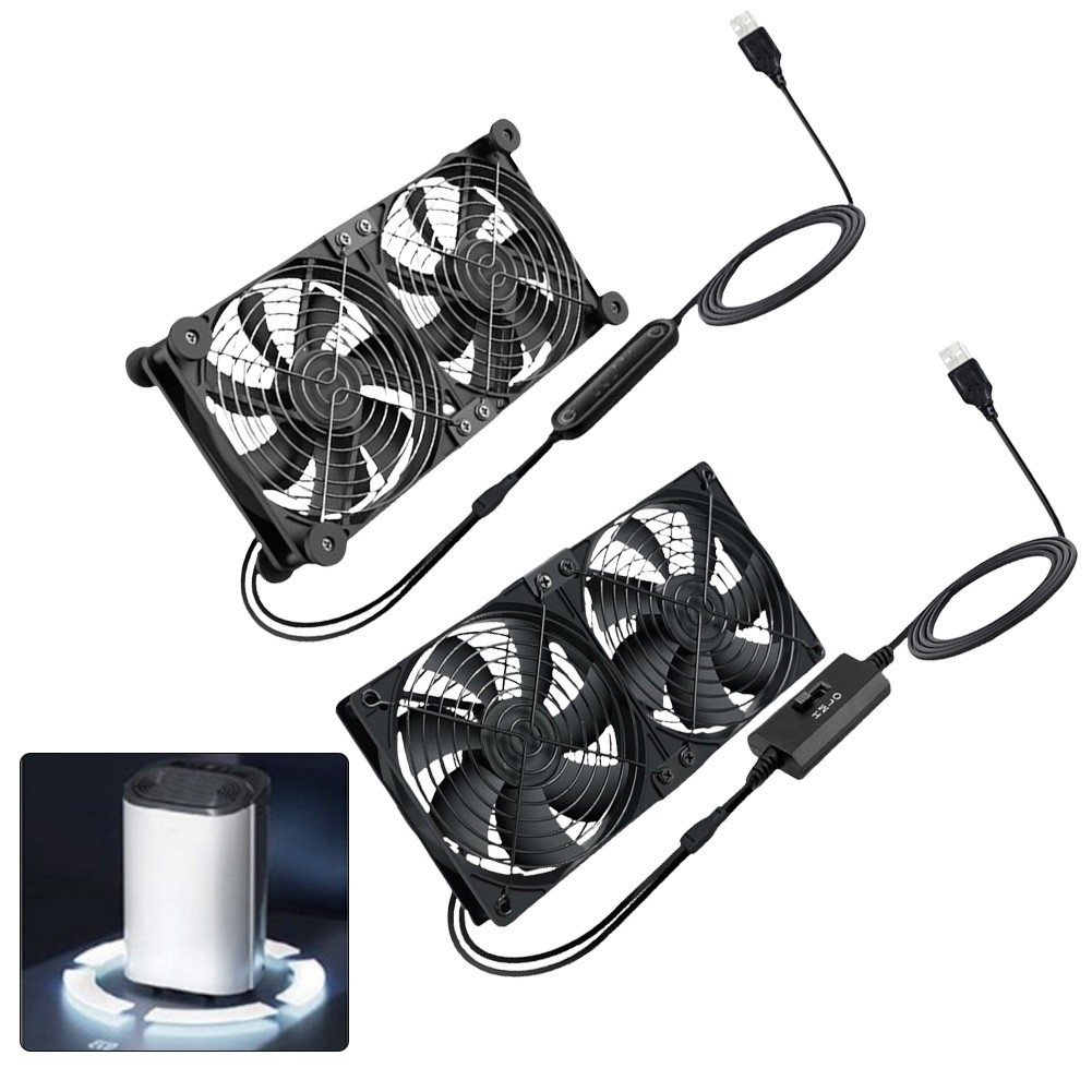 Adjustable Fan Efficient Heat Dissipation Home Office 12.72-22.13CFM Air Volume