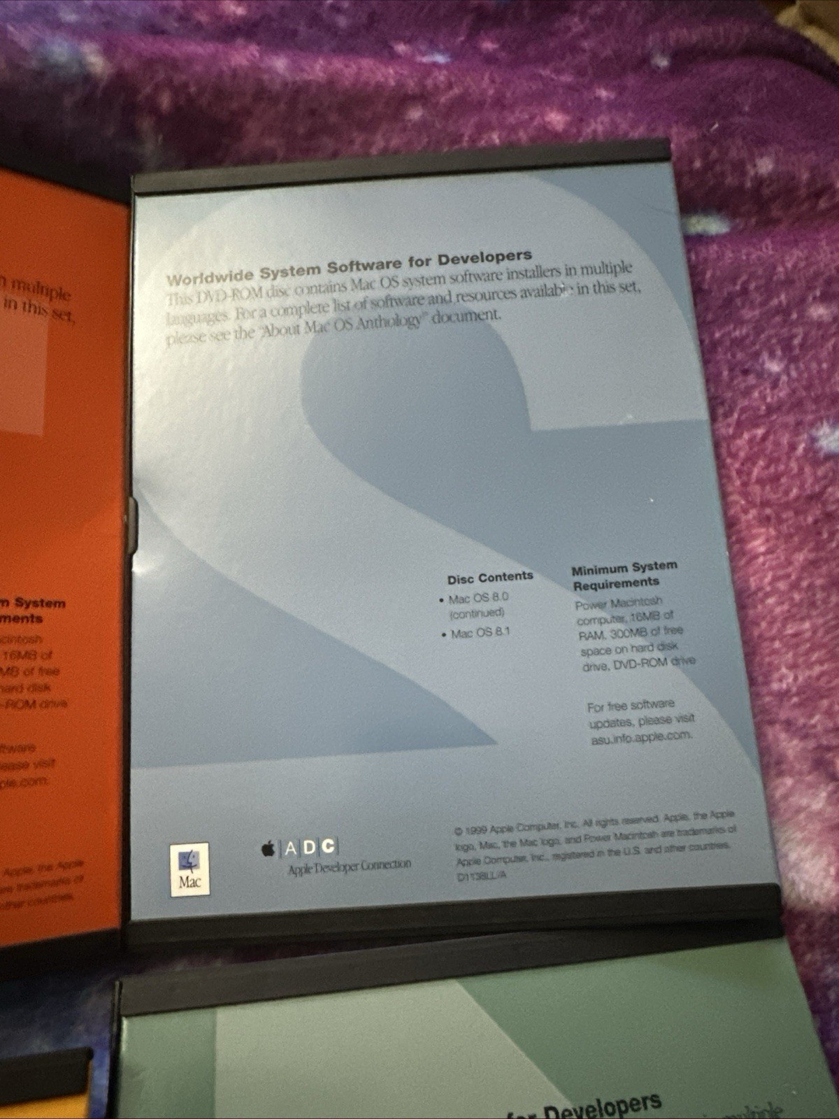 Mac OS Anthology Worldwide System Software Developers 1999 Edition