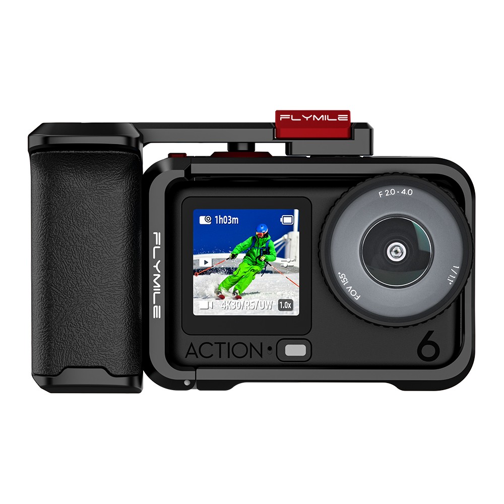 For DJI OSMO ACTION 6 Aluminum Alloy Protective Case Street Photography Mount