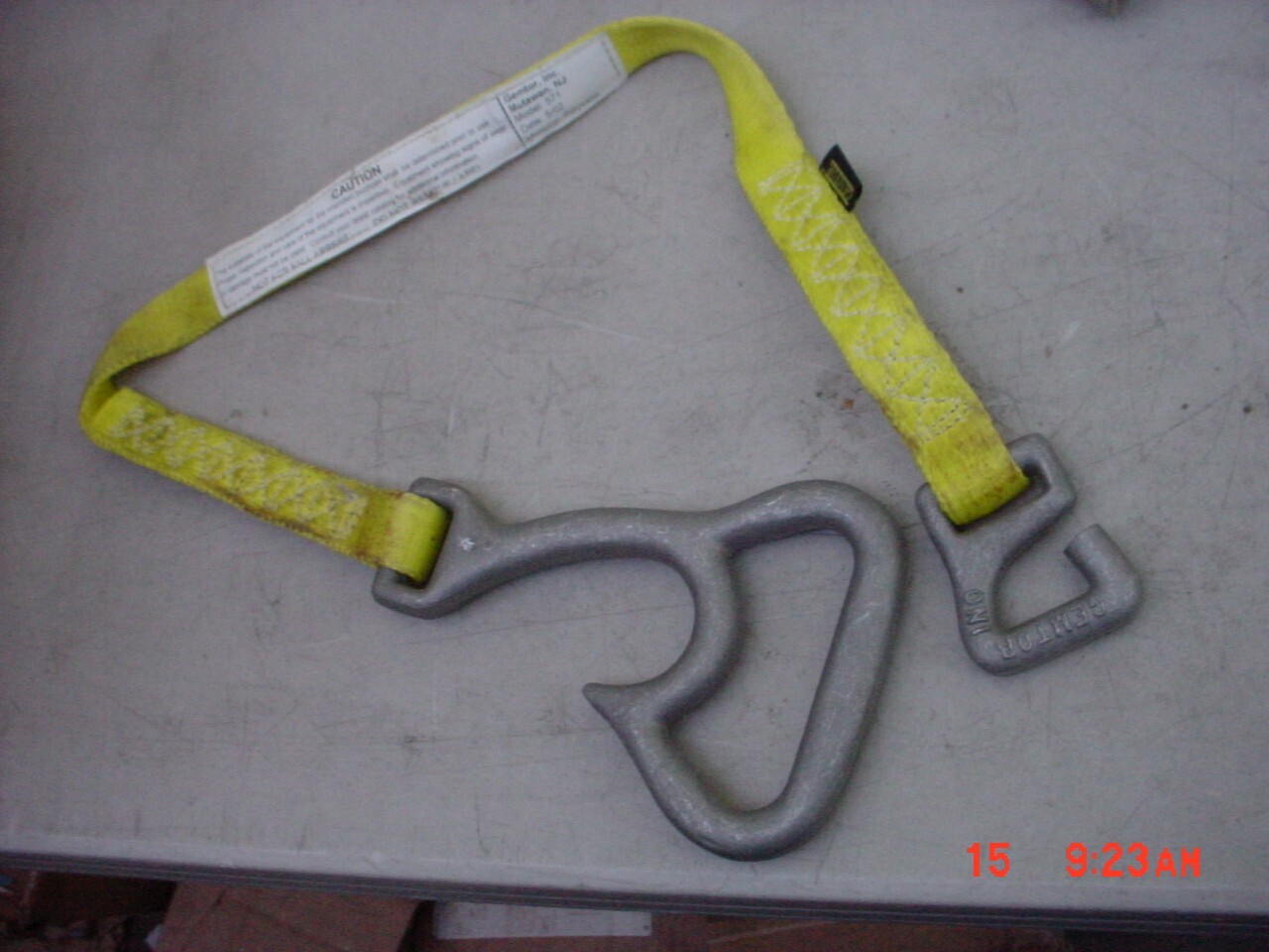 GEMTOR 571 Hose & Ladder Strap Polyester  AluminumYellow