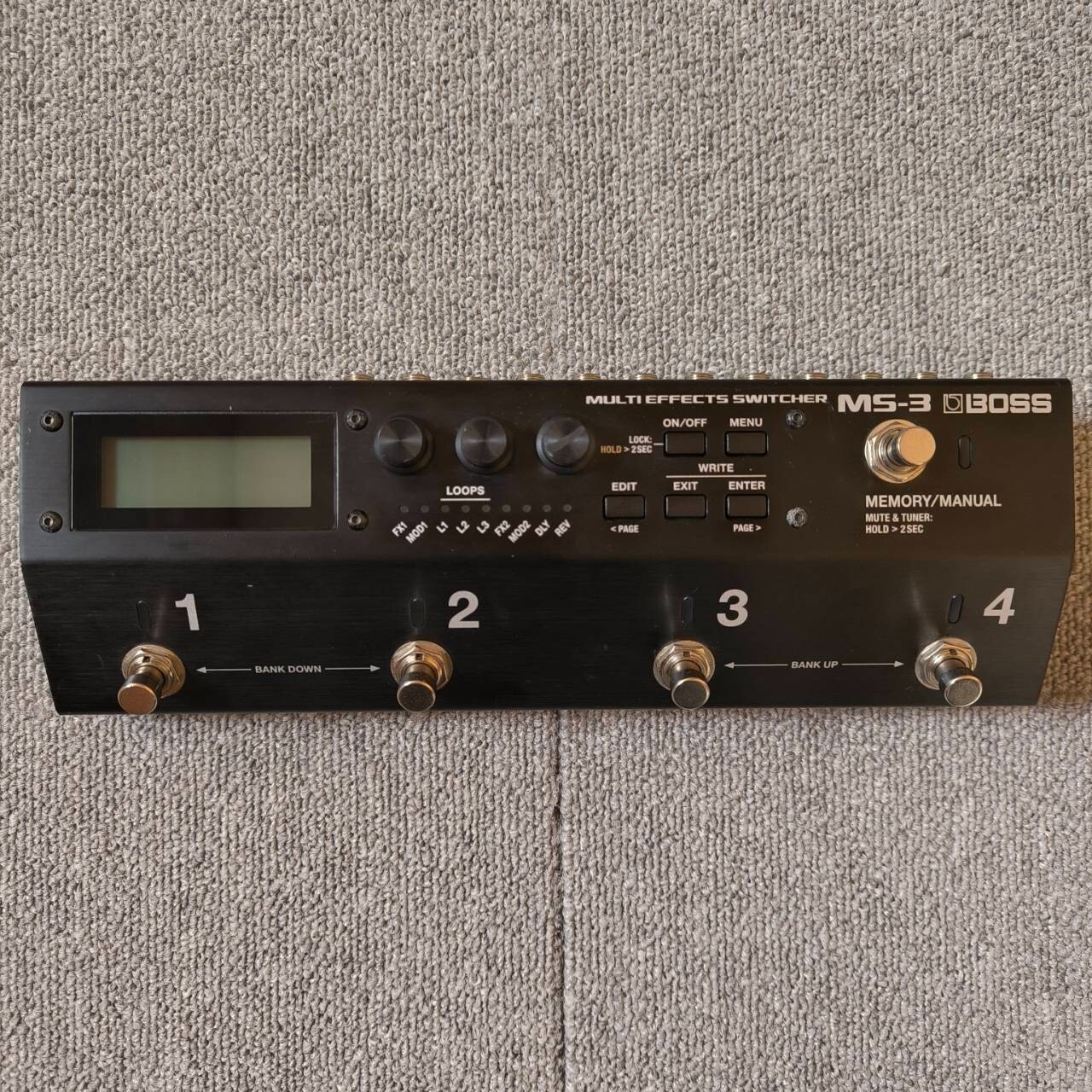 Boss MS-3 Multi Effects Switching Pedal Loop Switcher From Japan