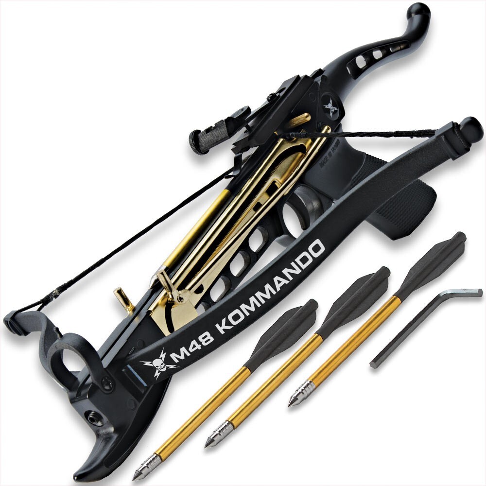 M48 KOMMANDO® 80-lb Crossbow | Fiberglass and Aluminum Alloy | Bolts Included