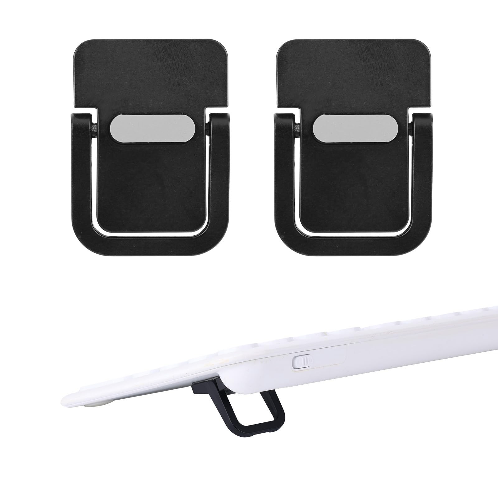 Penitue 2pcs Mini Portable Laptop Stand, Zinc Alloy Foldable Laptop Keyboard ...