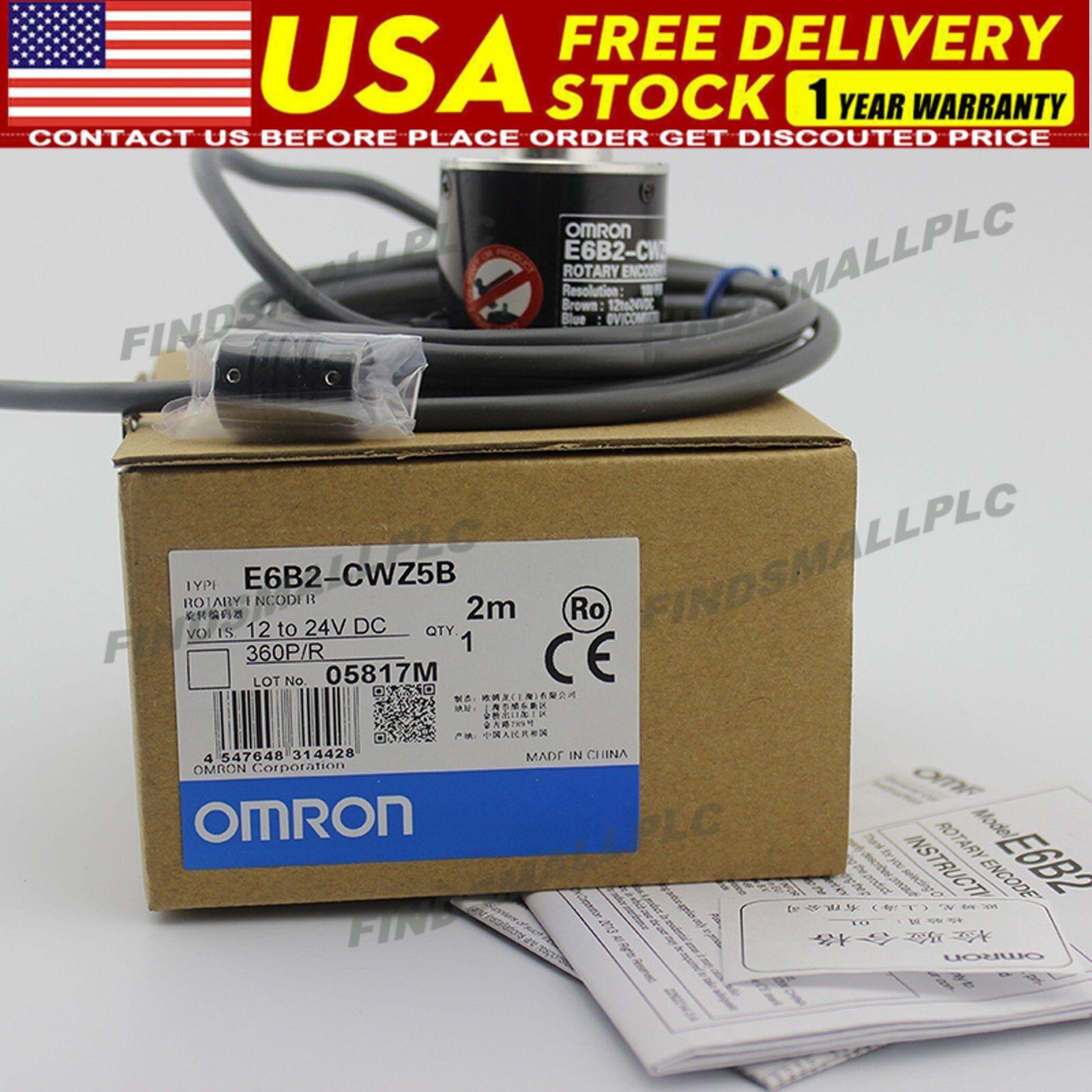 new omron Rotary Encoder E6B2-CWZ5B 360P/R E6B2CWZ5B IN BOX US Free TAX