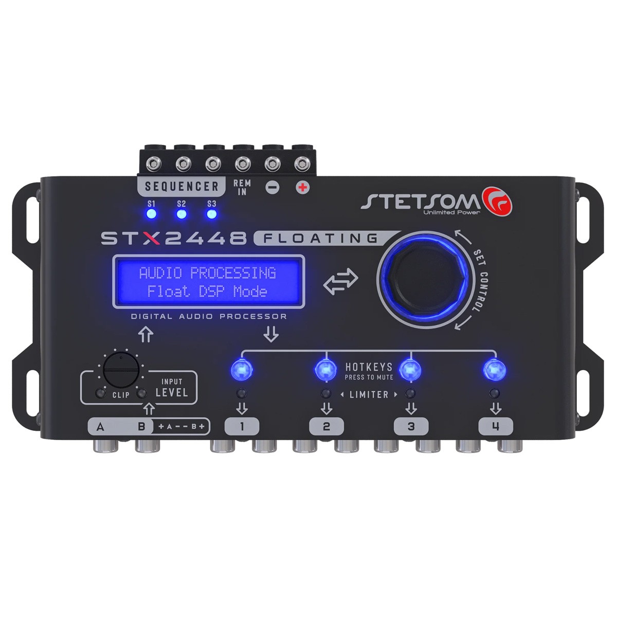 Stetsom STX2448 Floating DSP Digital Signal Processor Crossover Equalizer