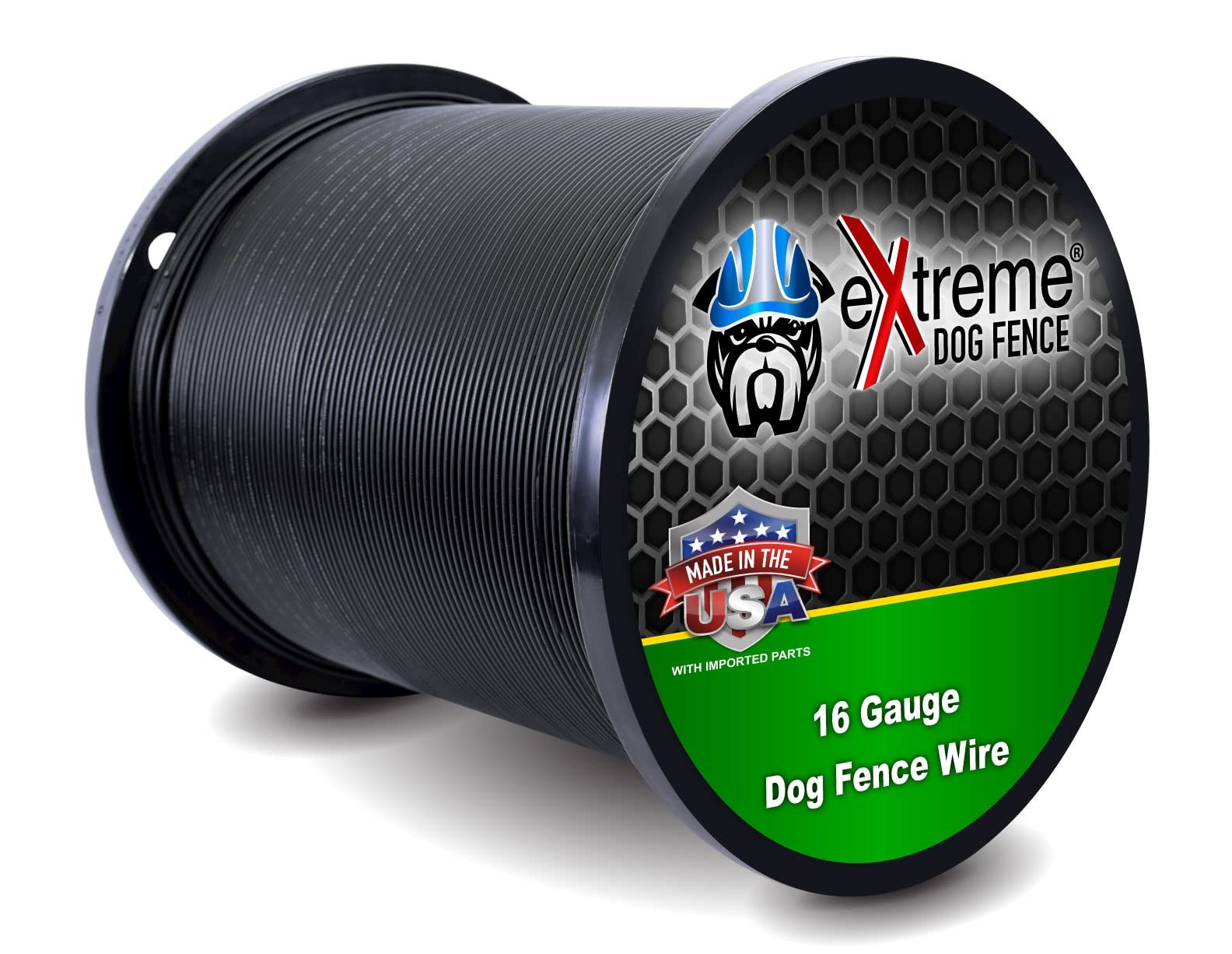 Universally Compatible Underground Fence Cable - 1000 Feet of 16 Gauge Wire...