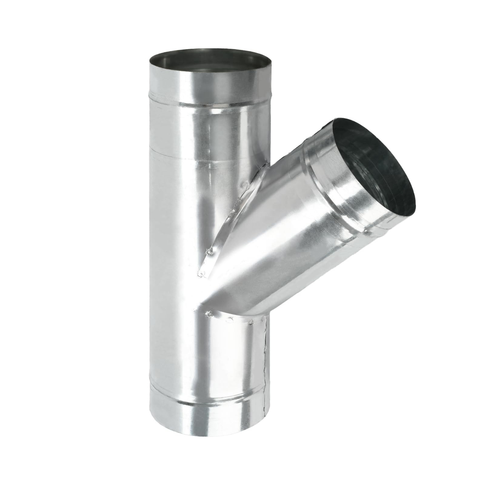 4 Inch Duct Splitter, 3 Way Duct Hose Connector 45 Degree Y Shaped Exhaust Fa...
