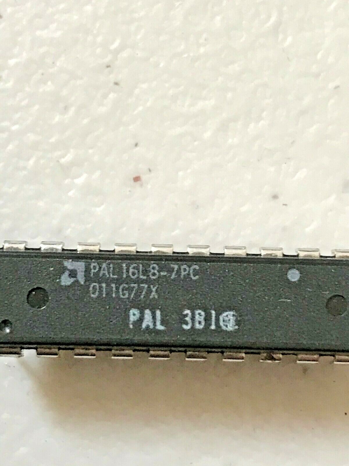 LOT OF 10 UNITS: PAL16L8-7PC AMD Fast 7NS TTL PROGRAMMABLE ARRAY LOGIC IC - USA
