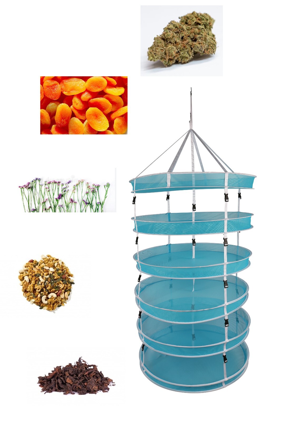 THEPROTECTOR Drying Net, Drying rack 2FT 6 Layer Scale included racks assembled