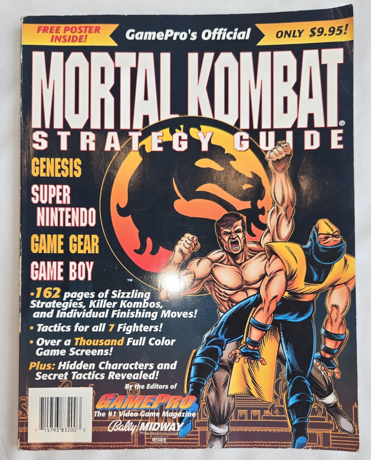 Mortal Kombat GamePro Strategy Guide No Poster