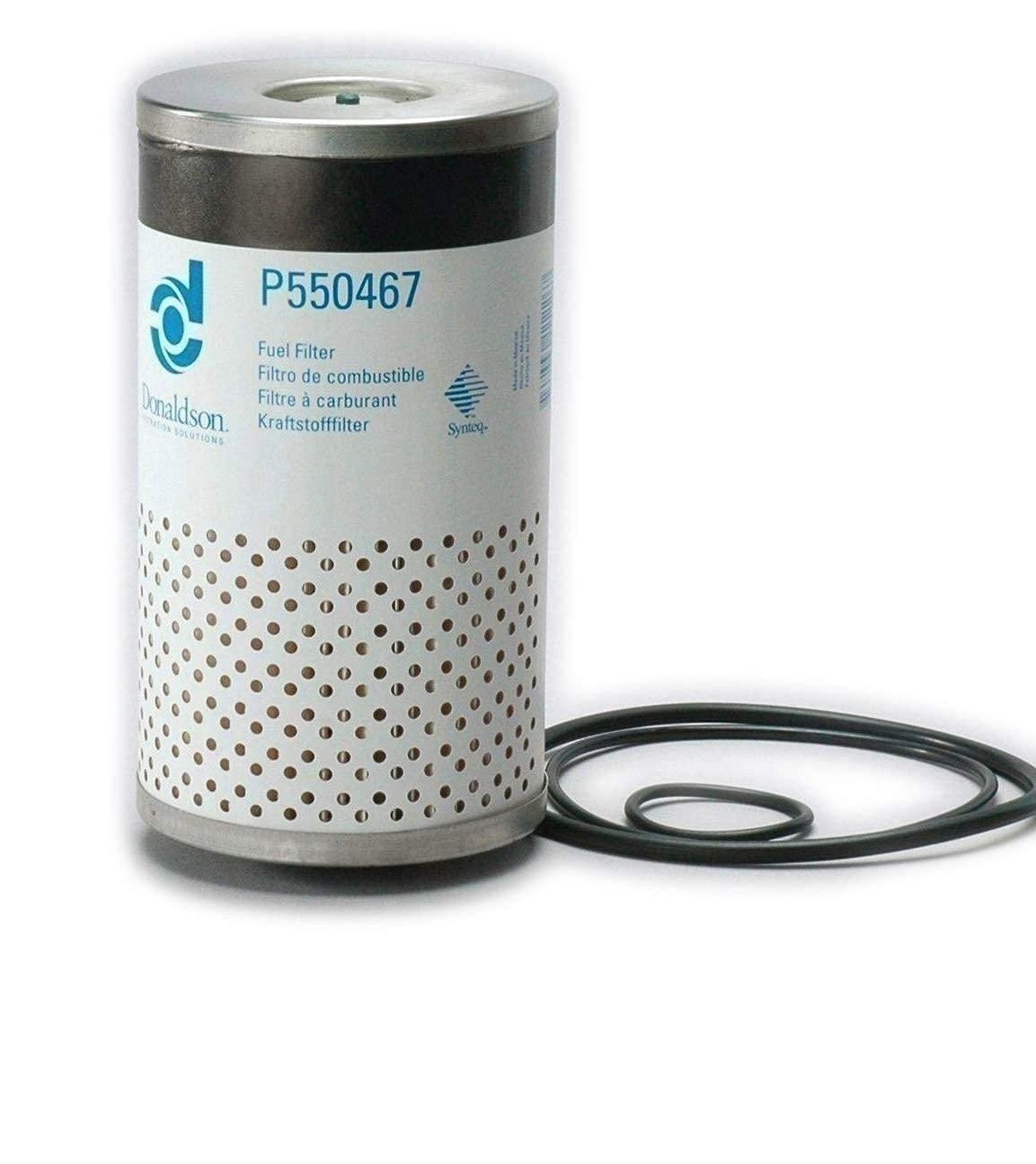 P550467 Donaldson Fuel Filter, Water Separator Cartridge (Pack of 3)