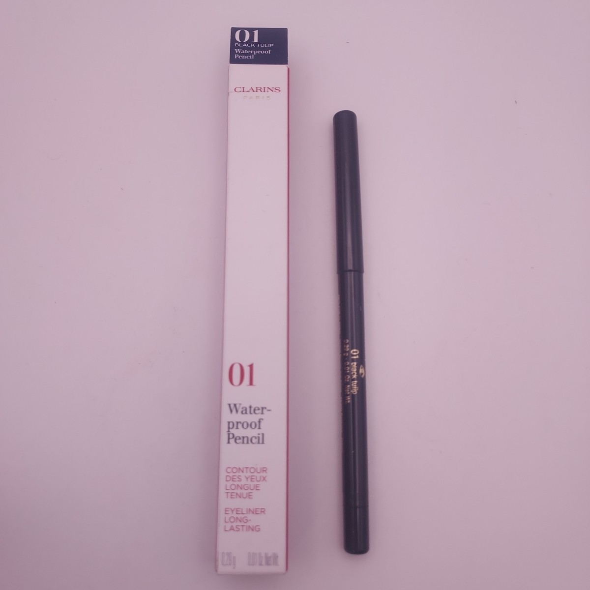 Clarins Waterproof Pencil Eyeliner Long Lasting 01 BLACK TULIP