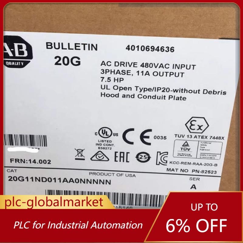 AB 20G11ND011AA0NNNNN PowerFlex Air Cooled 755AC Drive New US Free Tax