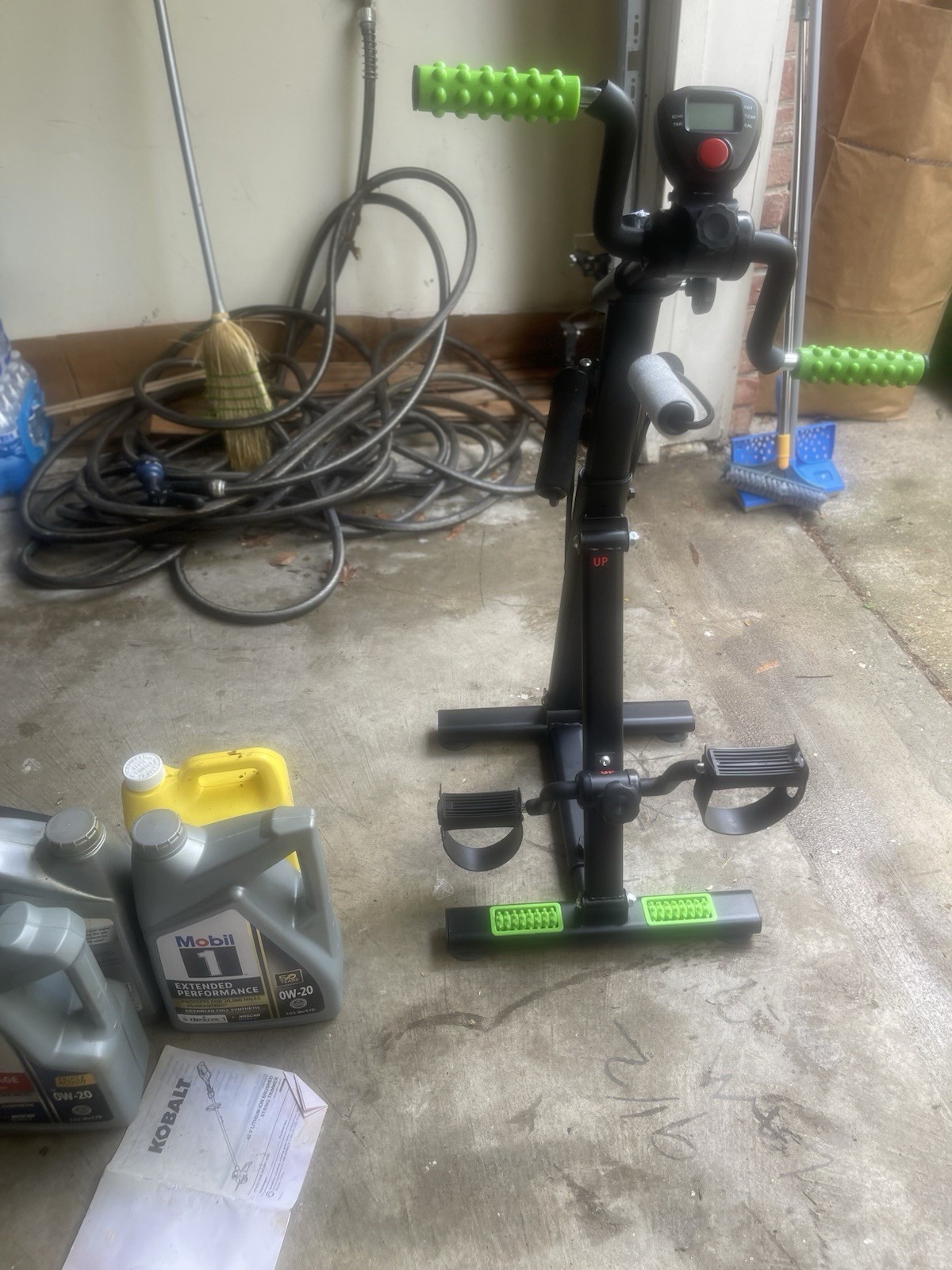 Pedal Exerciser Bike Seniors Arm Leg Knee Stroke Recovery Rehab Equipment New