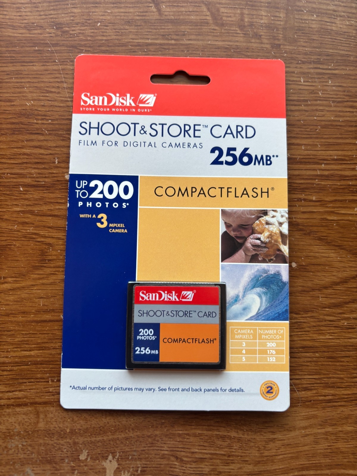 SanDisk Shoot & Store CF 256 MB CompactFlash Card (SDCFS-256-A99)