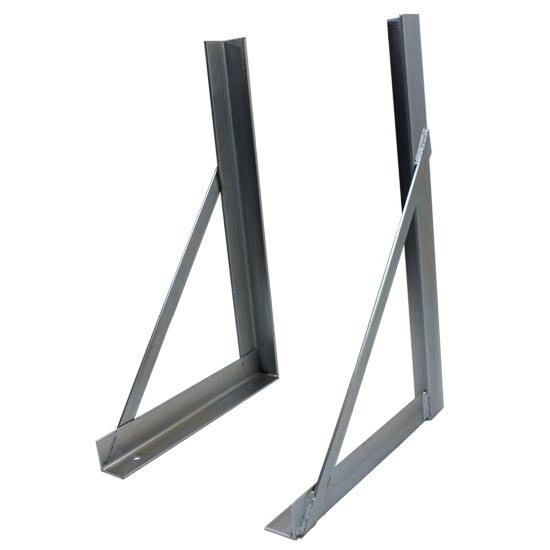 Merritt Zinc-Plated Steel Mounting Brackets For 18 Inch Deep Tool Box