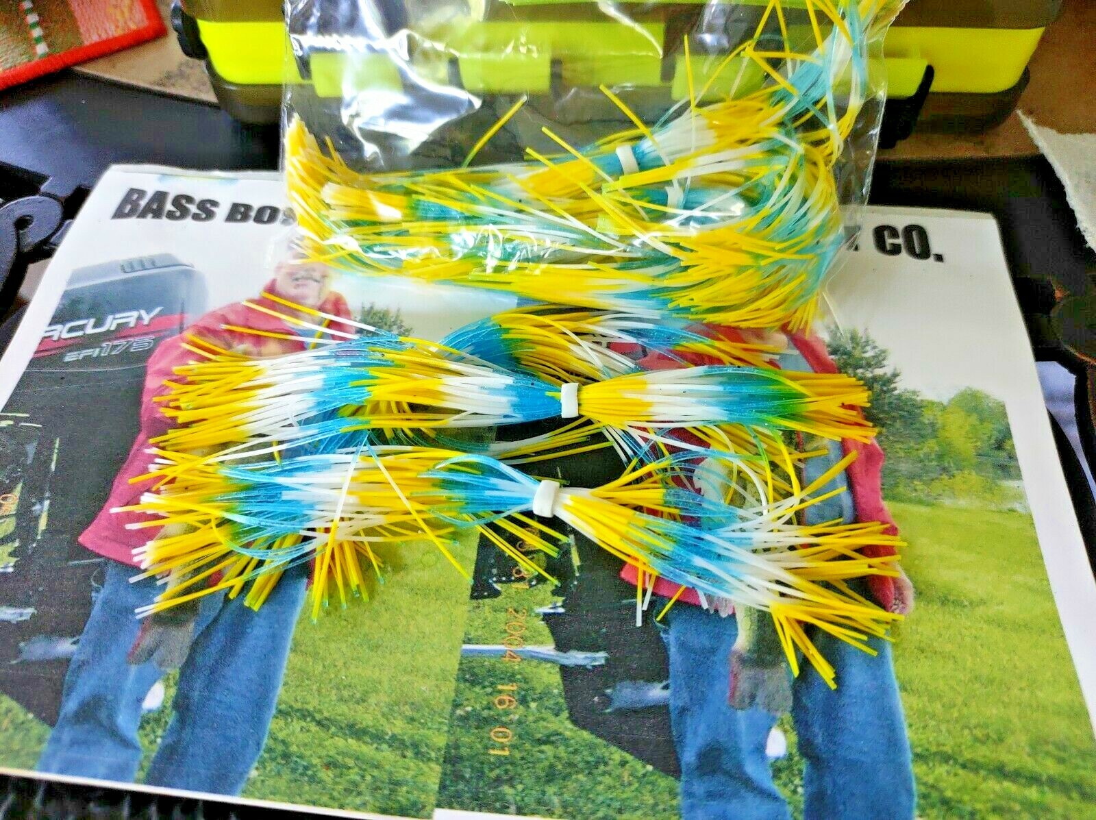 10 SEXY SHAD MULIT-COLOR SILICONE SKIRTS FOR FISHING LURES