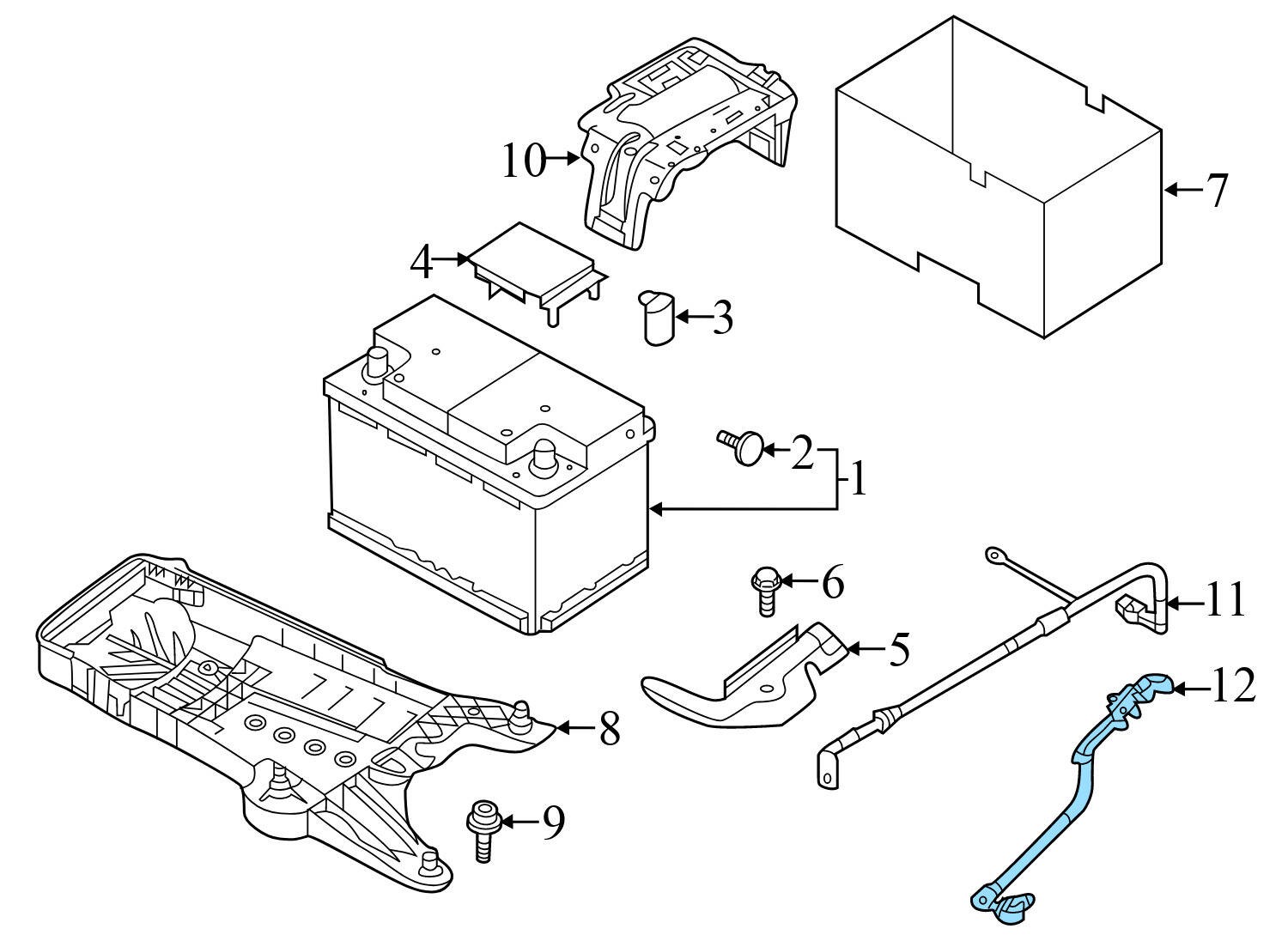 2018-2019 VW GOLF ALLTRACK - LEFT Blind SPOT Detection Control Module (Slave)
