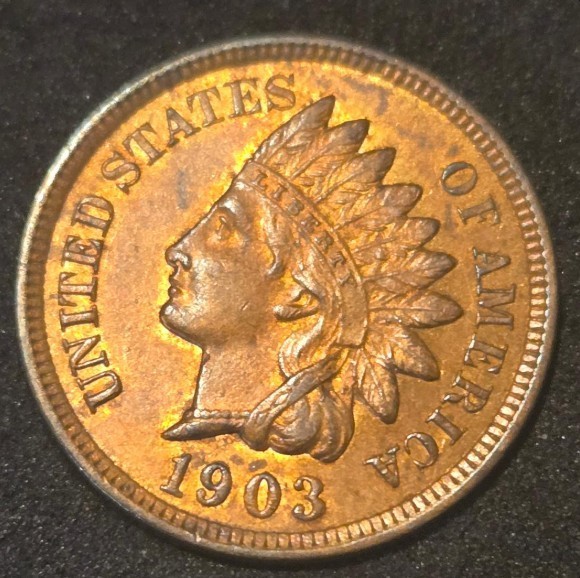 1903 Indian Head Cent - Attractive Higher Grade Red/Brown - FREE SHIPPING