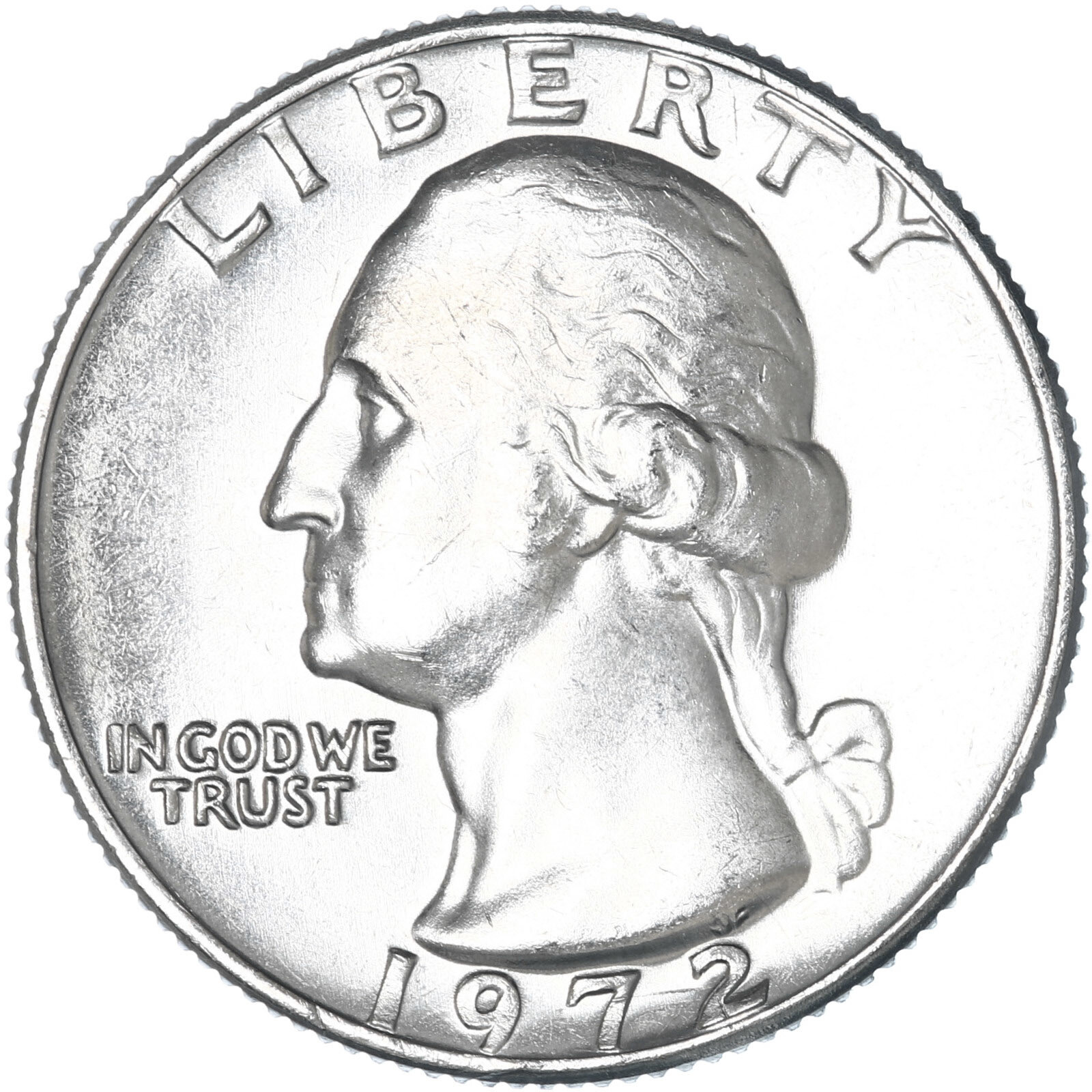 1972 (P) Washington Quarter Choice BU US Coin