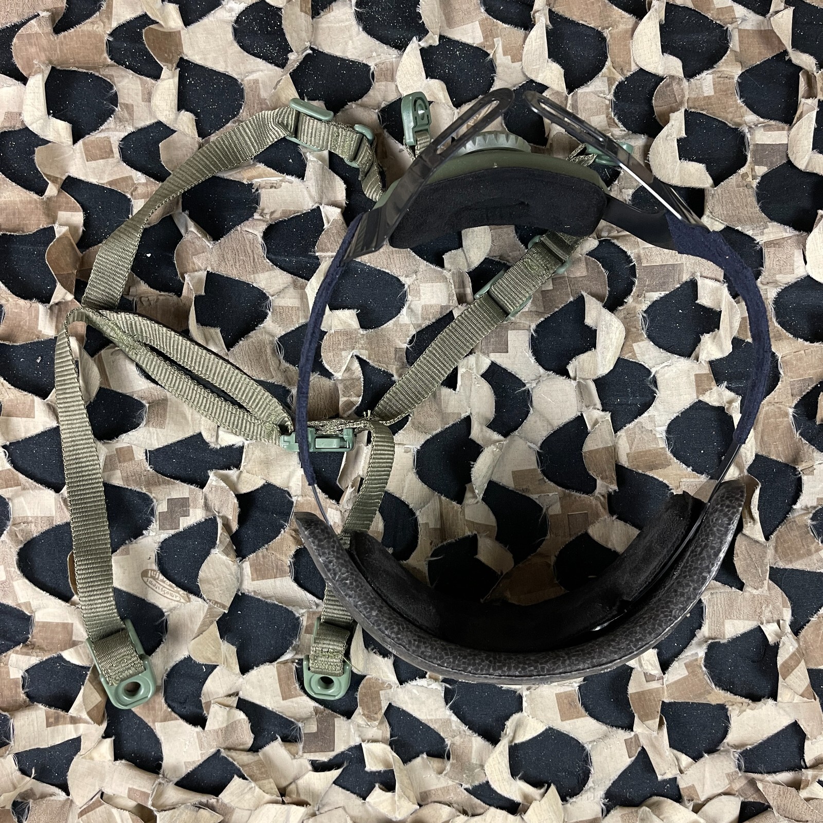 NEW Bravo Airsoft Quick Adjustment Helmet Strap Kit - OD Green