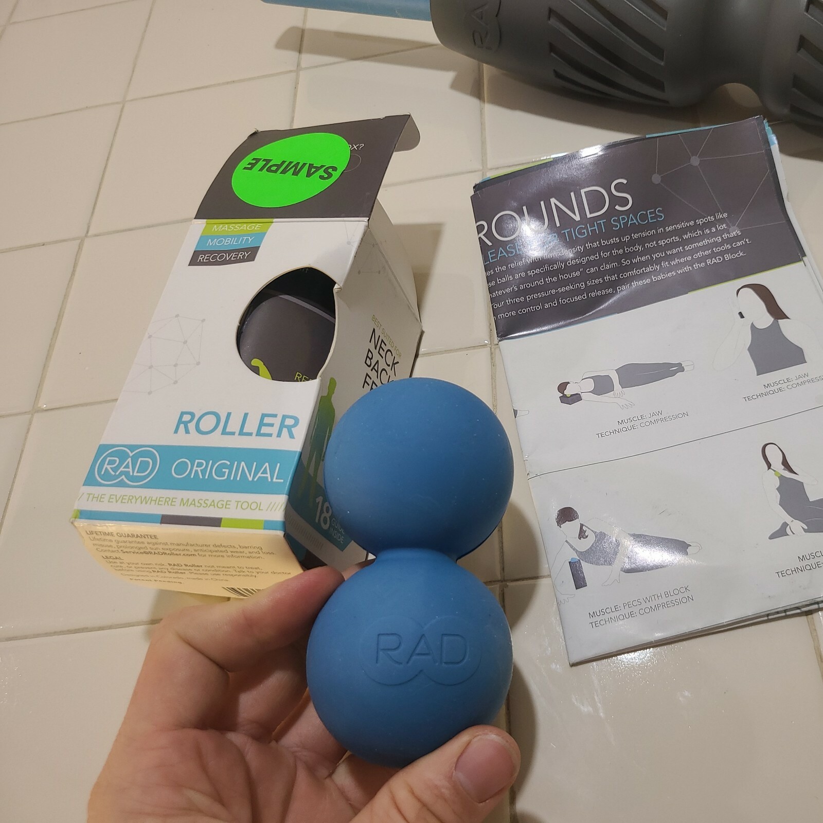 RAD Muscle Flushing Kit - Self-Myofascial Shearing + Flushing - Tool Set