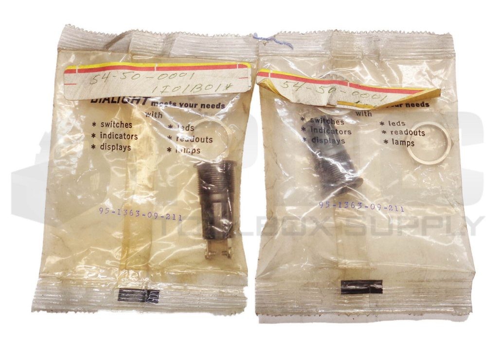 LOT OF 2 SEALED NEW DIALIGHT 95-1363-09-211 INDICATOR LAMP FIXTURE