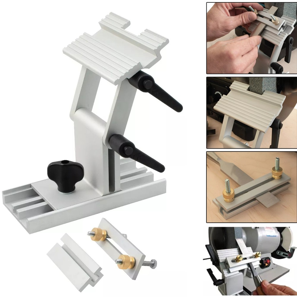 Rest Sharpening Jig Accessory Kit Grinder Jig Tool Adjustable For 6" 8" Bench