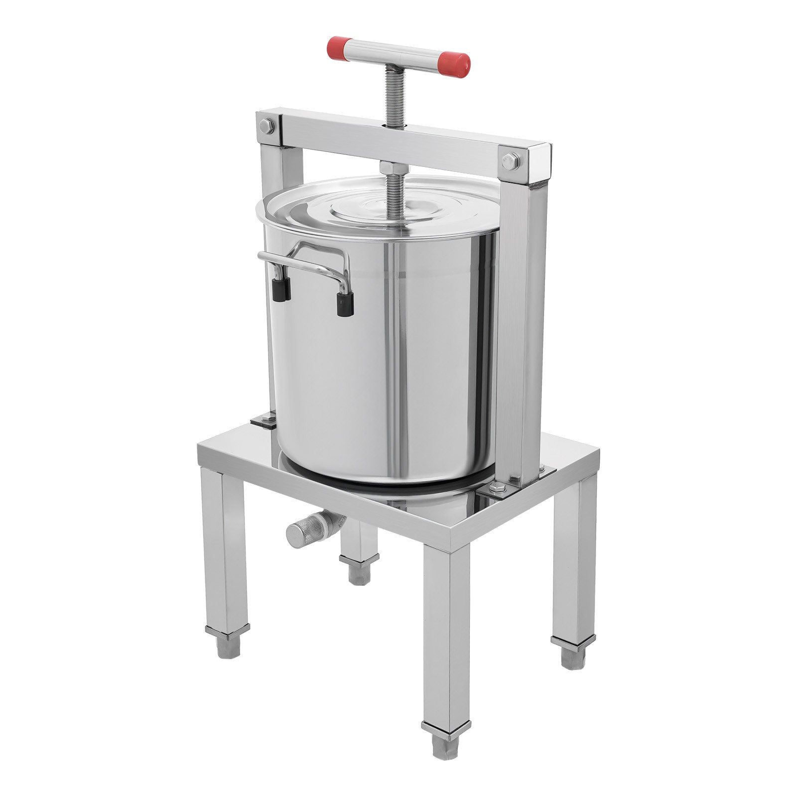 Large Manual Fruit Honey Presser Cider Wine Grape Apple Press Extractor For Wine