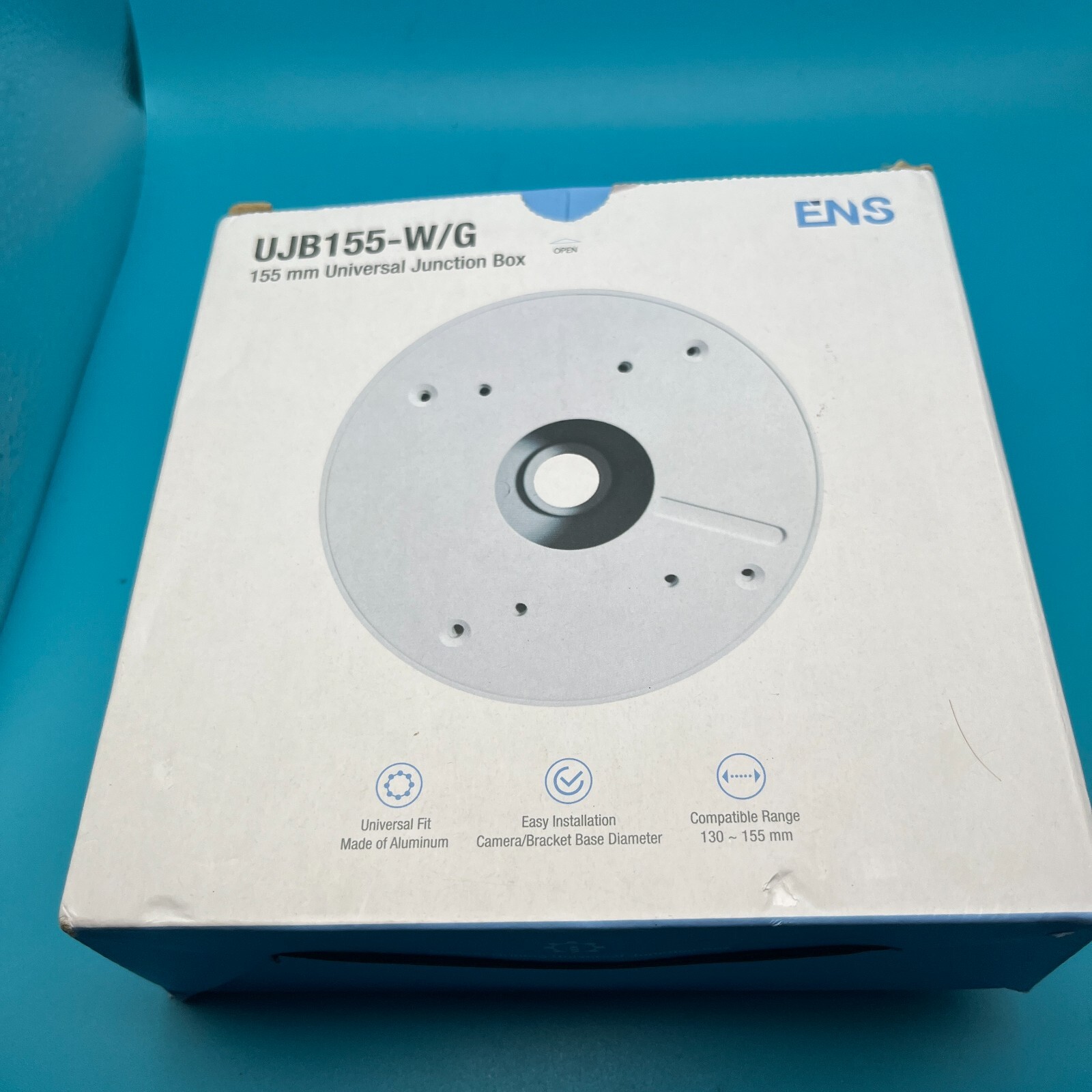 ENS UJB155 Universal Junction Box Diameter Range: 5.3"-6.1" (135-155mm) New