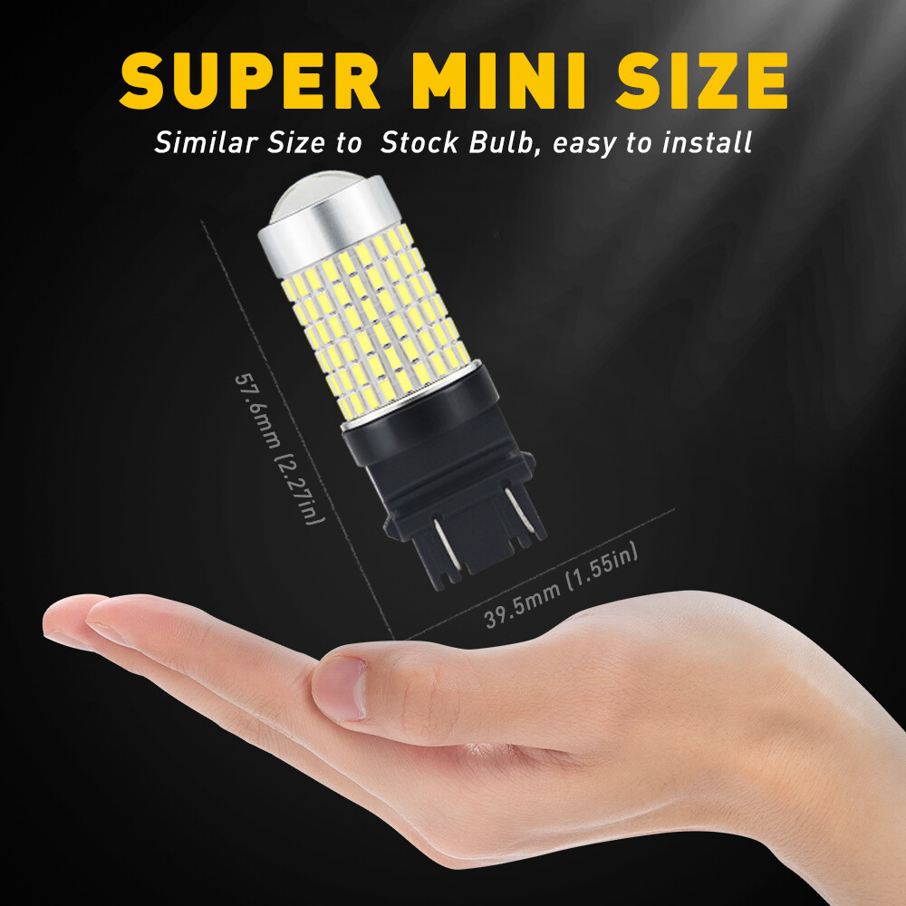 3156/3157 LED Backup Reverse Light Bulb White for Chevy Silverado 1500 1999-2013