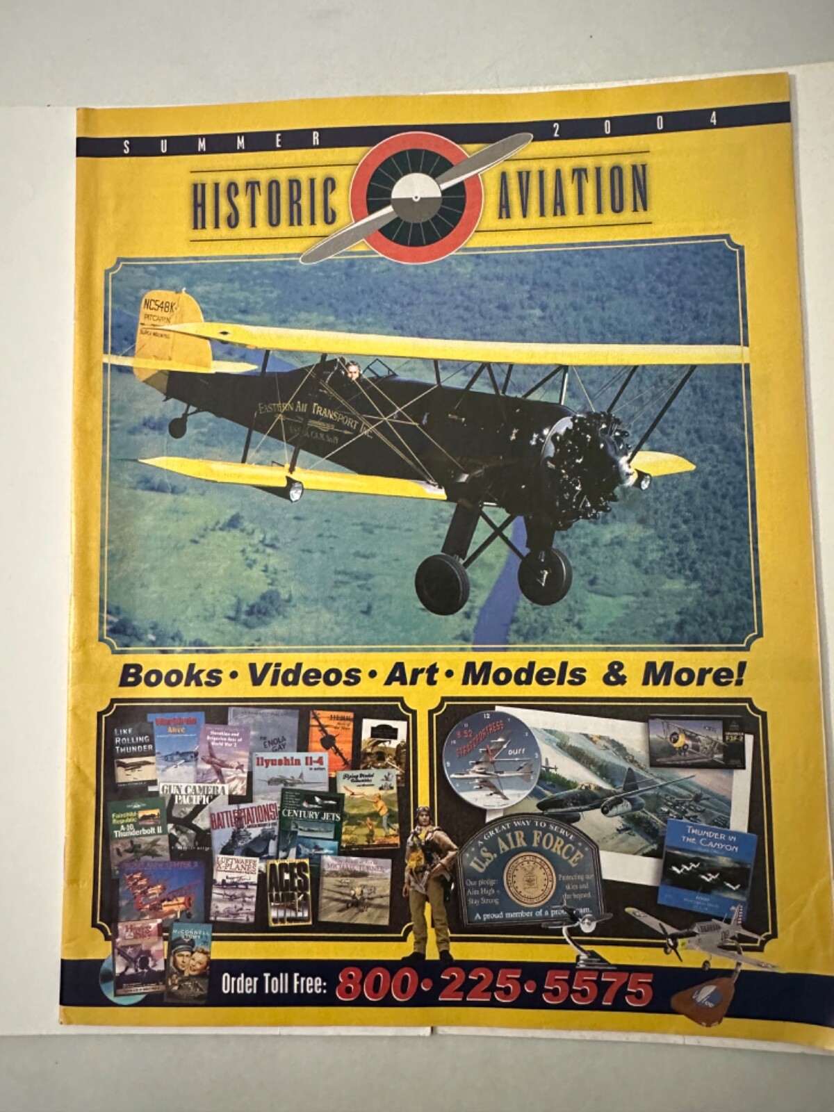 HISTORIC AVIATION Official CATALOG -  Summer 2004!