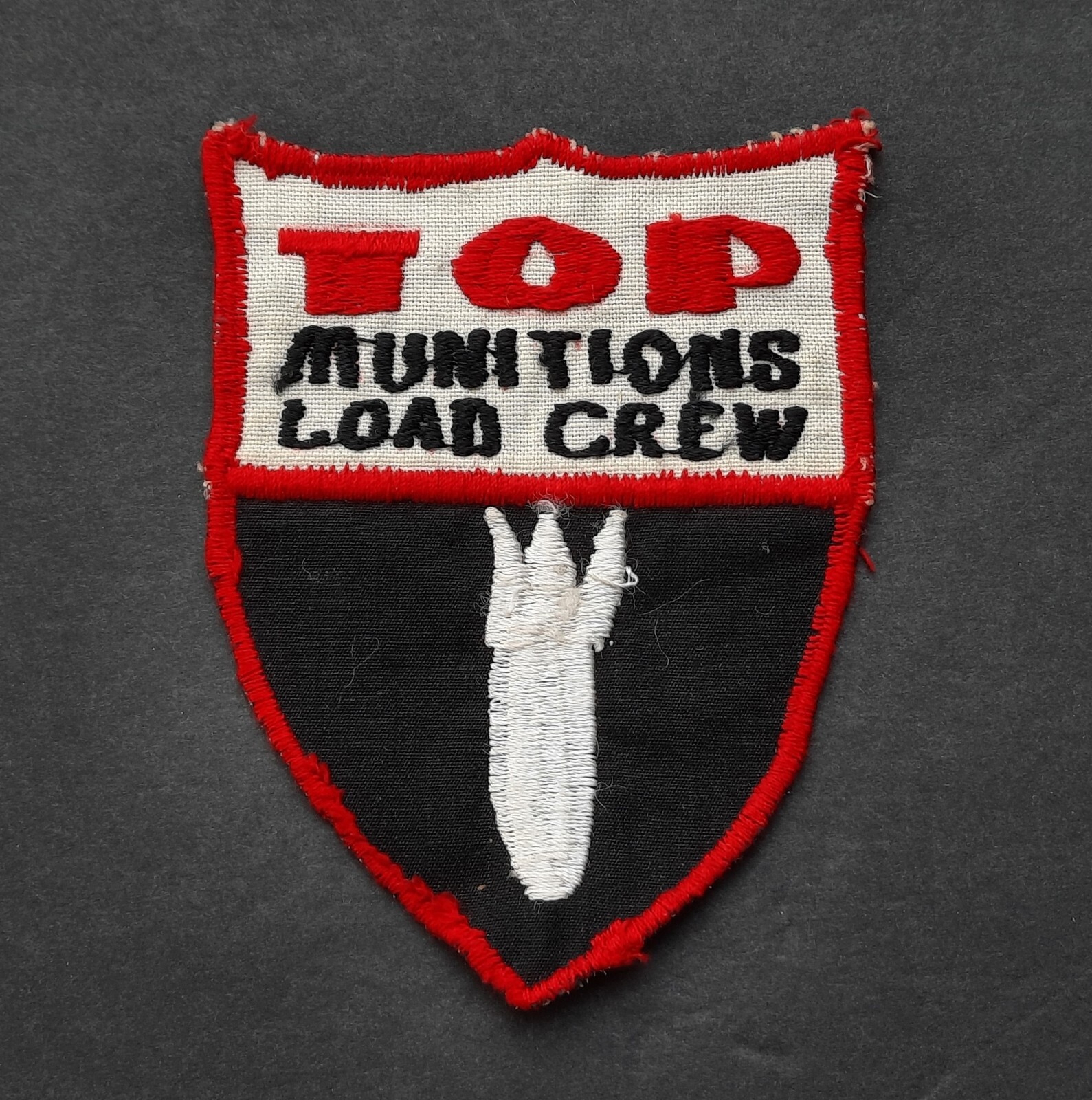 Original USAF Patch Top Munitions Load Crew Thai Theater Made MMS Squadron