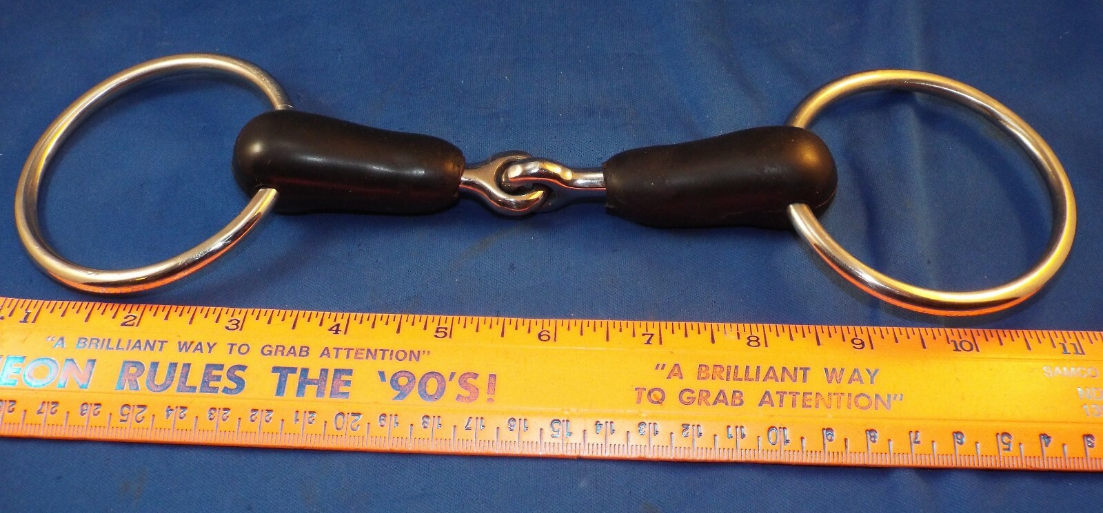Rubber Loose Ring Snaffle Bit