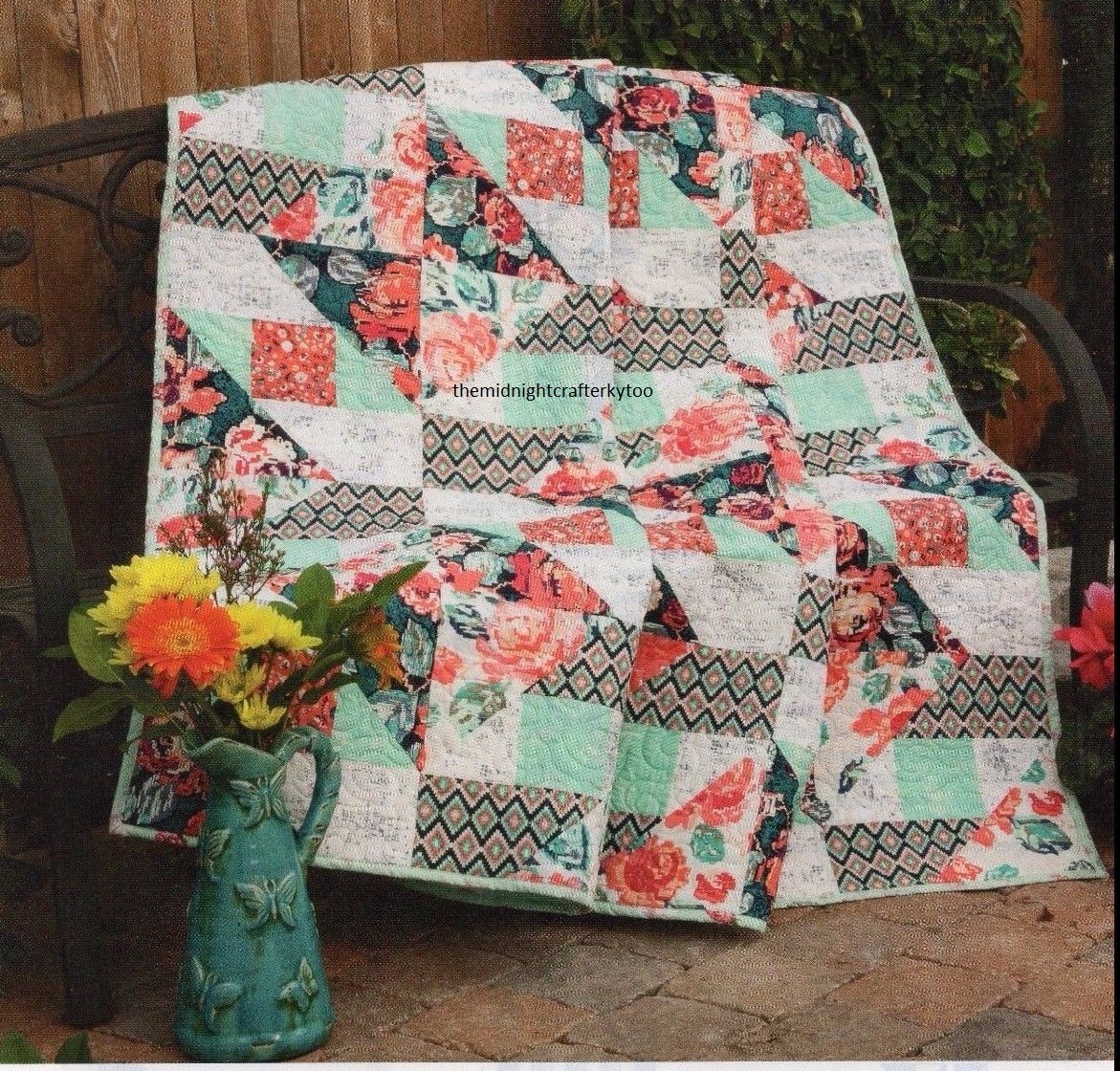 Graphic Garden Quilt Pattern Pieced PB