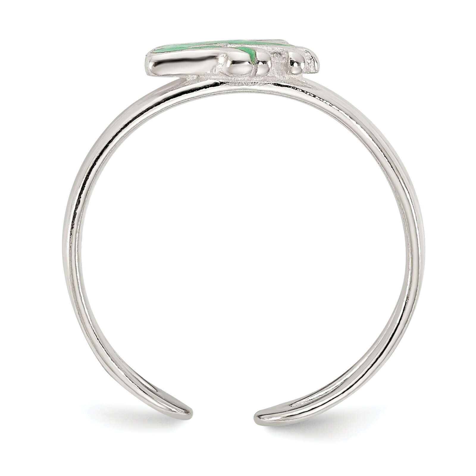 Sterling Silver Frog Toe Ring