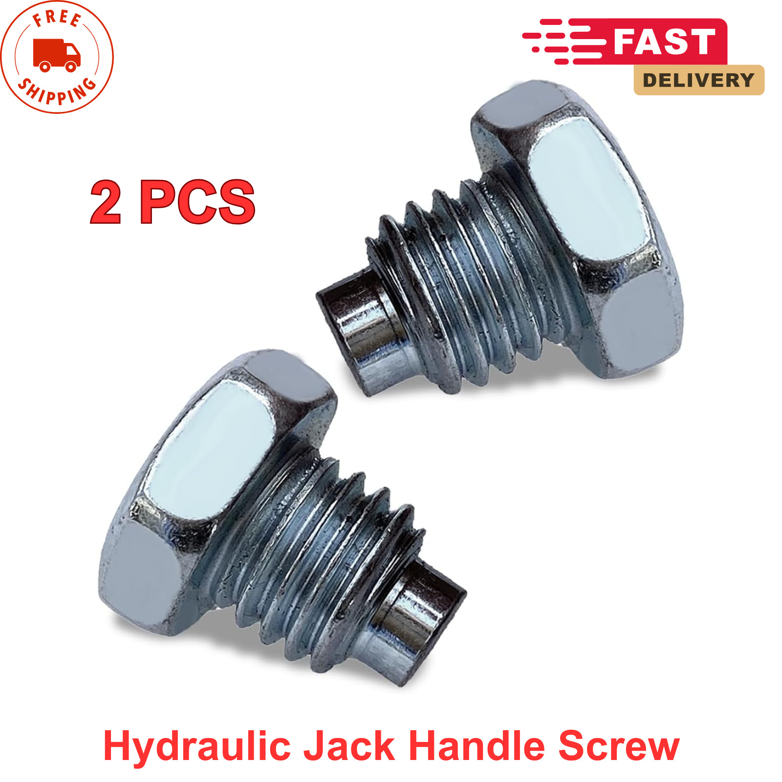 Car Floor Jack Handle Bolts, 3 Ton 4 Ton Horizontal Floor Jack Pressure Rod 2PCS