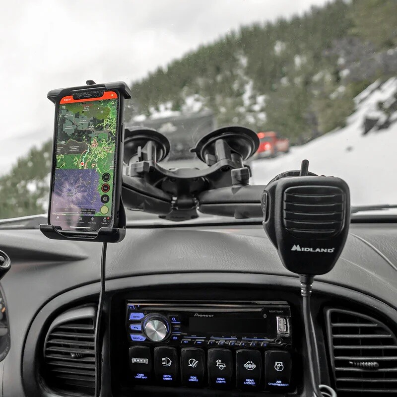 RAM Mounts Universal Microphone Clip Adapter with No-Fail Safety Latch RAM-VC-MC