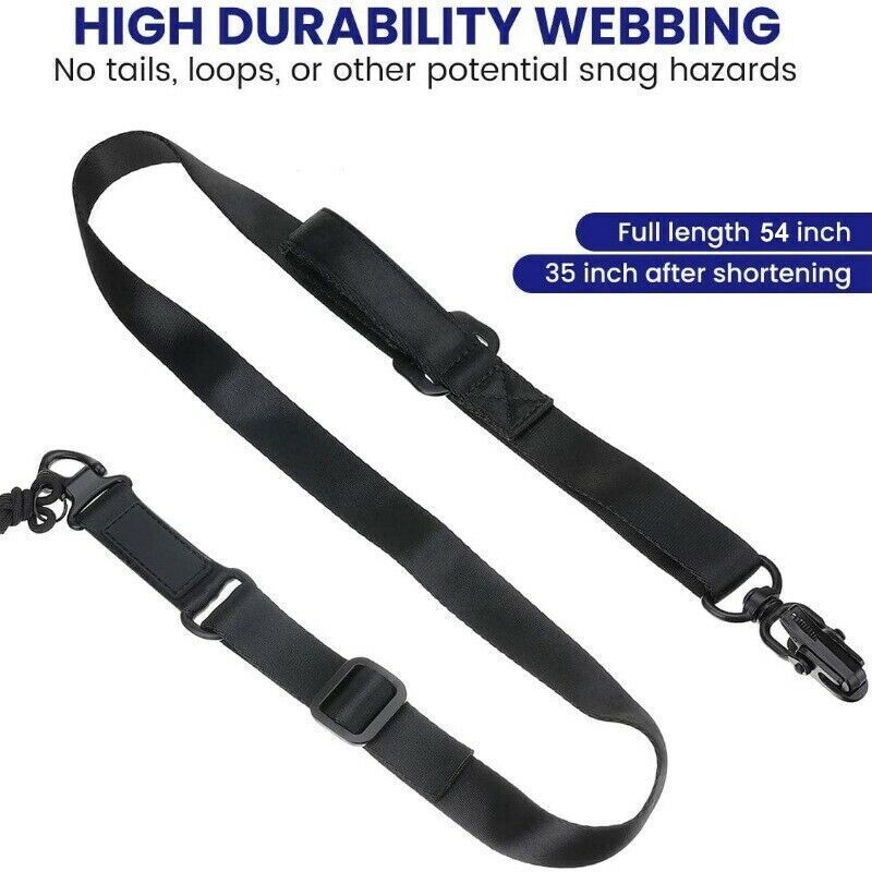 Tactical One / Two Point Rifle Sling Gun Sling Strap with Quick Release Buckle