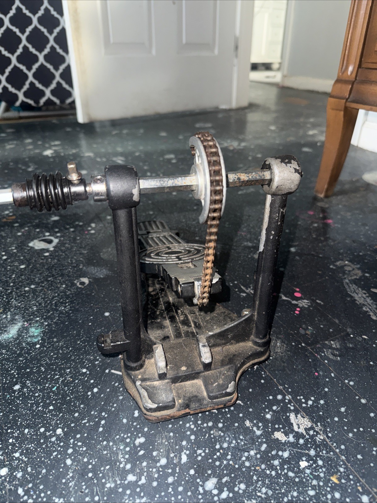 Double Pedal Sonor GDPR Bass Pedal 90s Vintage Dusty But Will Clean