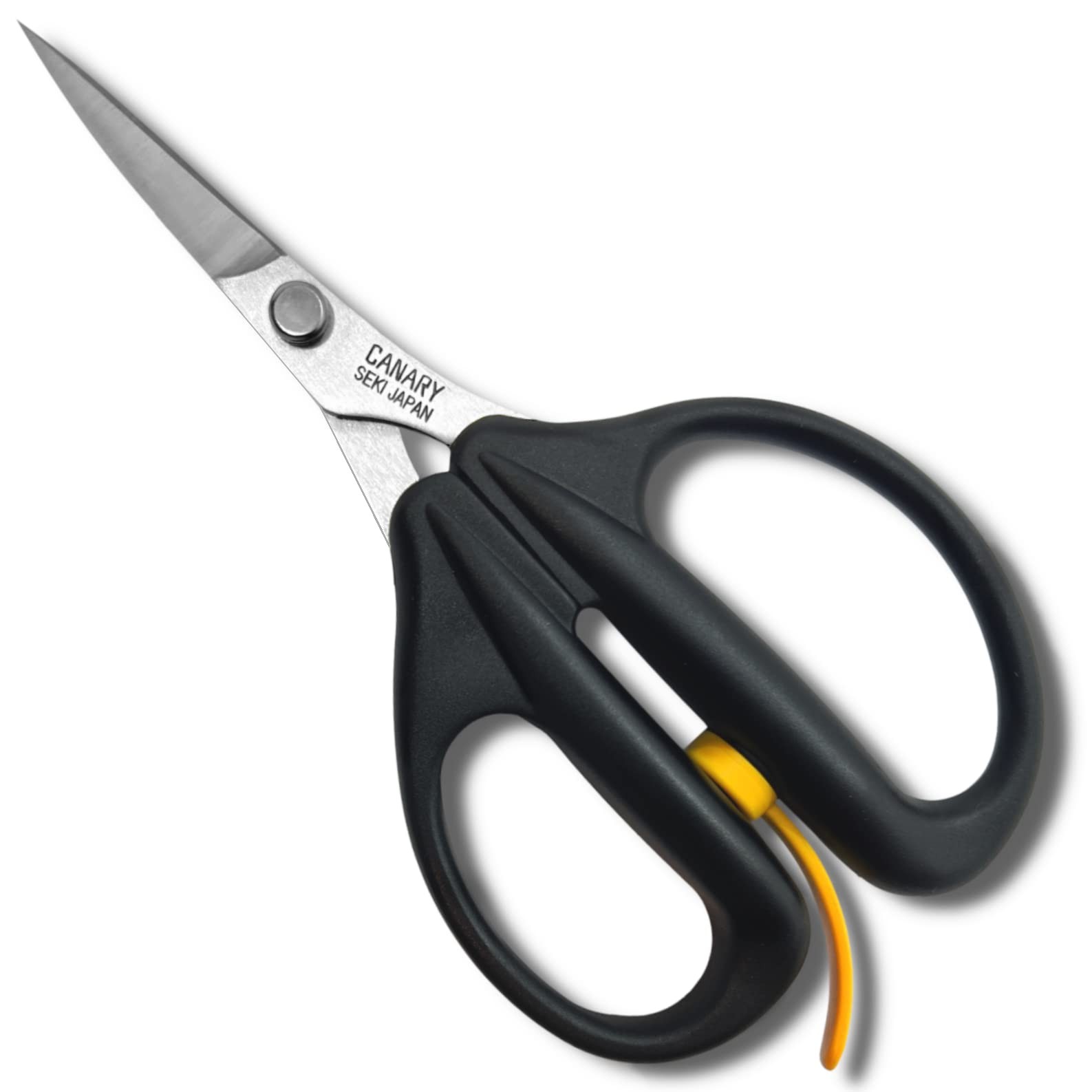 CANARY Spring Loaded Craft Scissors 6.3" Curved Sharp Tips, JAPAN