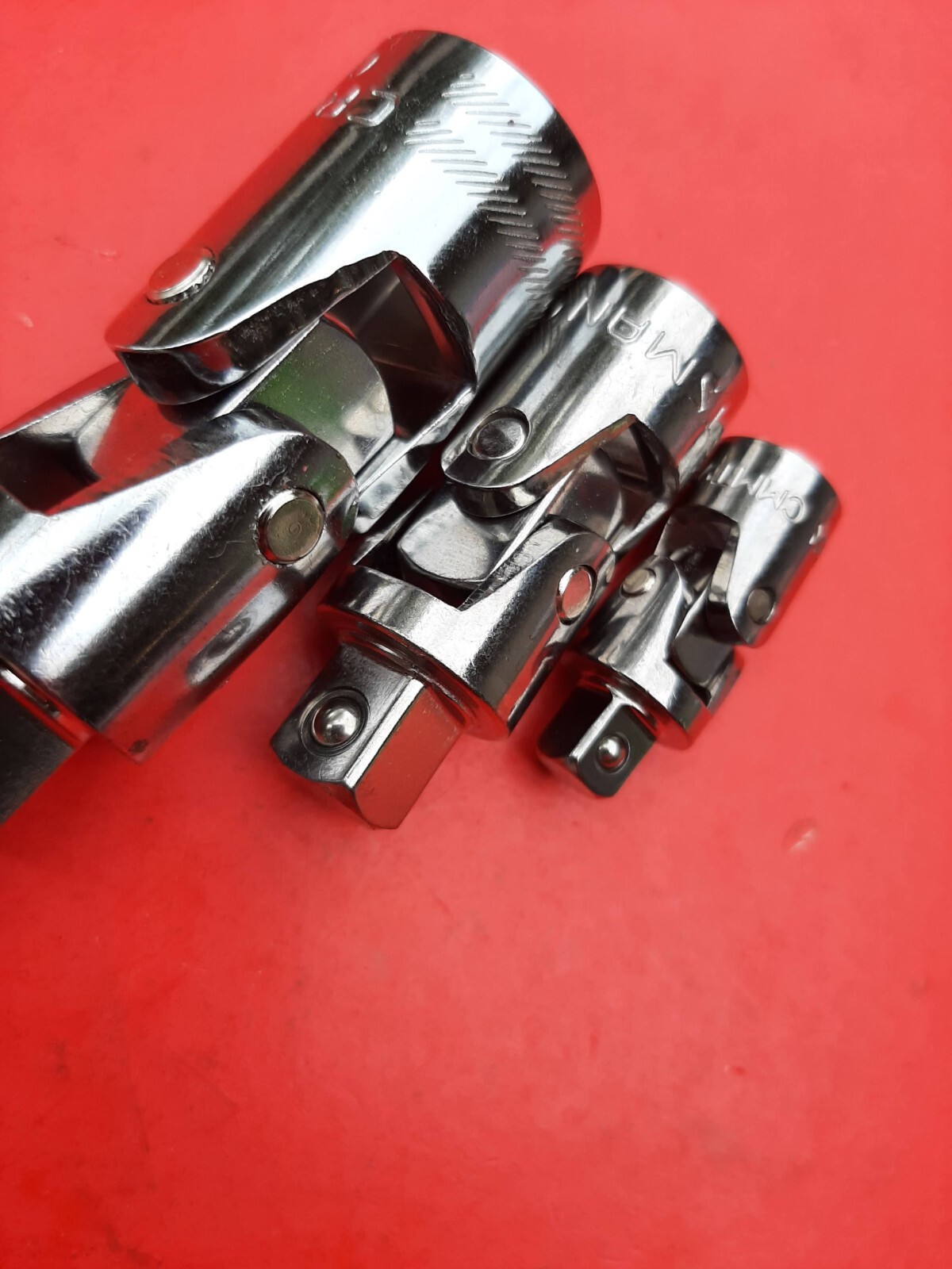 NEW CRAFTSMAN TOOLS 3Pc Universal Joint Swivel Socket Adapter Set 1/4 3/8 1/2"