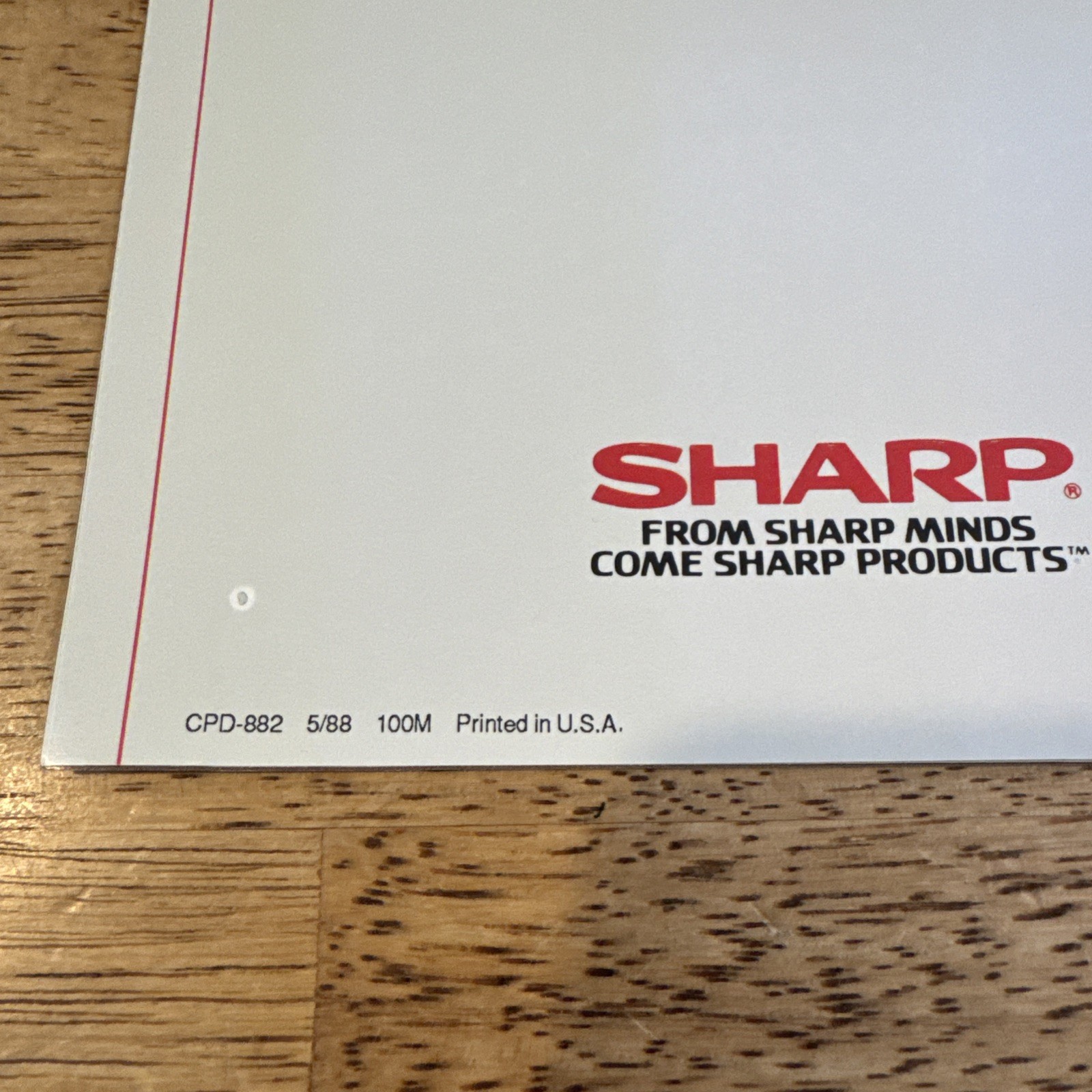 1988 Sharp Copiers Catalog And Specifications Vintage