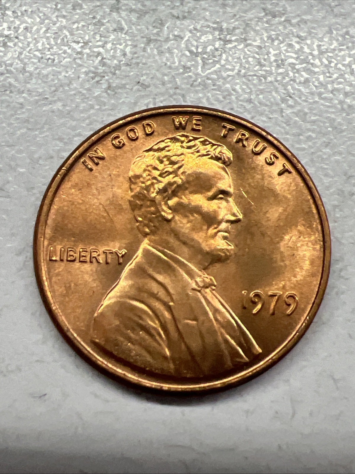 1979 Uncirculated Red Lincoln Memorial Cent Penny (B)  Free Shipping