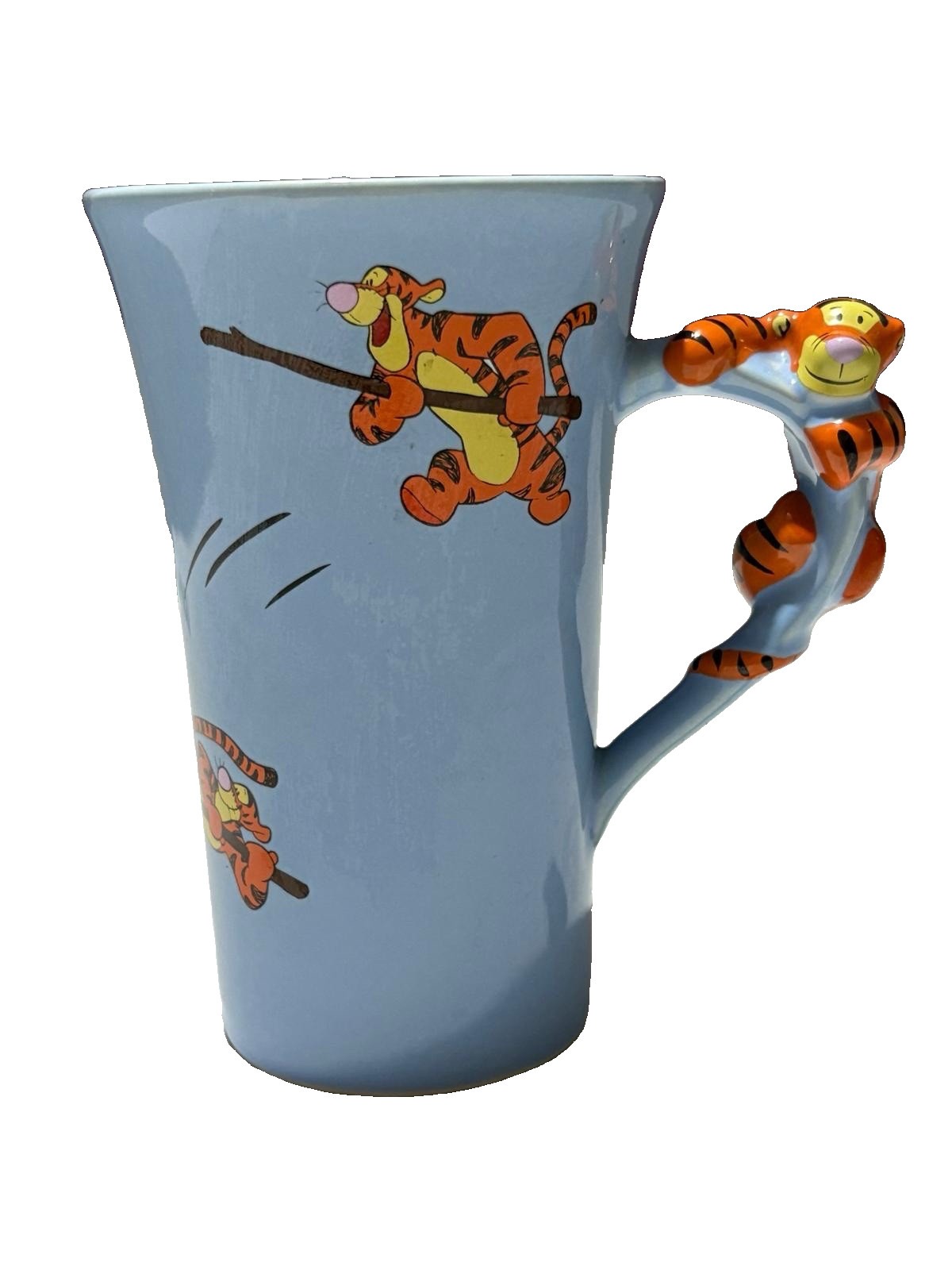 Disney store Tigger Latte Mug/Cup- Stick- Tigger handle VGC