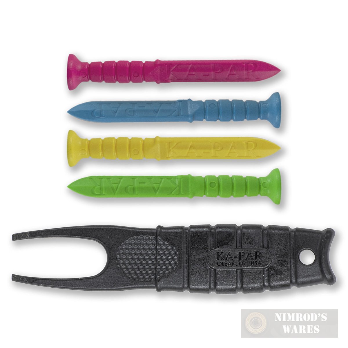 Ka-Bar KA-PAR Golf TEES x 36 + DIVOT TOOL 9936 FAST SHIP